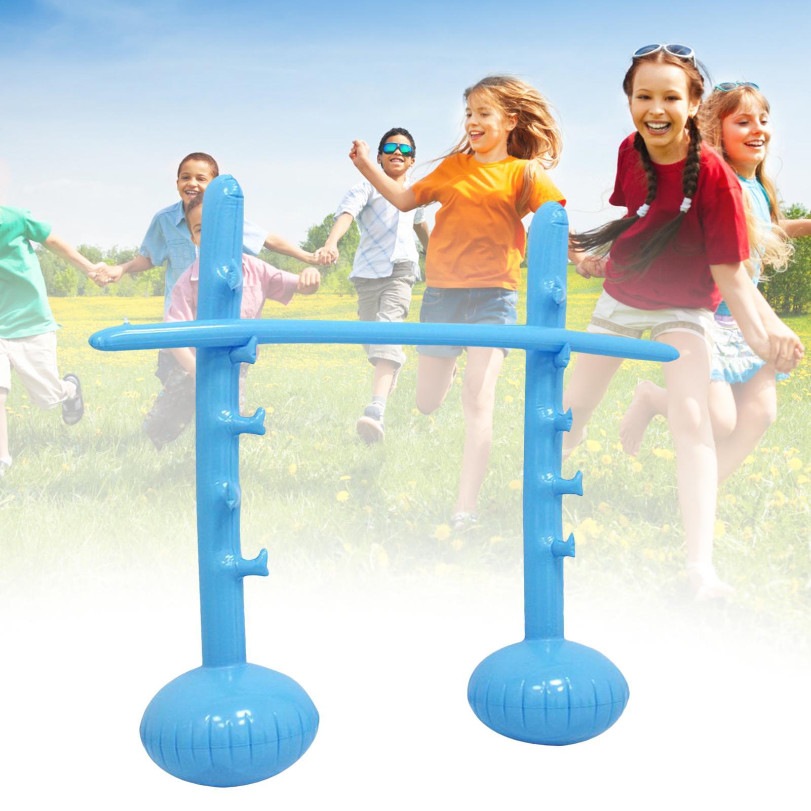 Kids Outdoor Yard Toys - Inflatable Limbo Pole Adjustable Height Party
