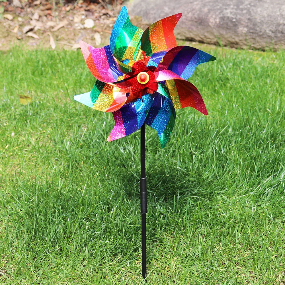 Kids Outdoor Yard Toys - Windmill Bird Repellent Decoration Bird-Scaring Wind