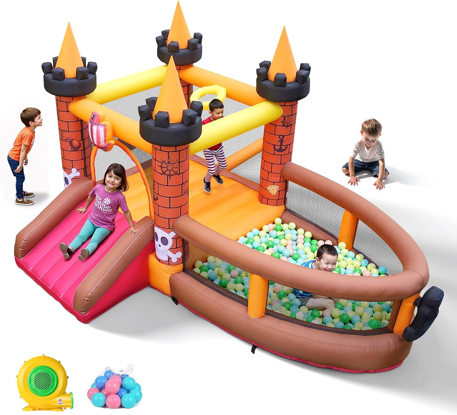 Inflatable Bounce House for Ki - Kids Outdoor Jumping Castle 评论和价格