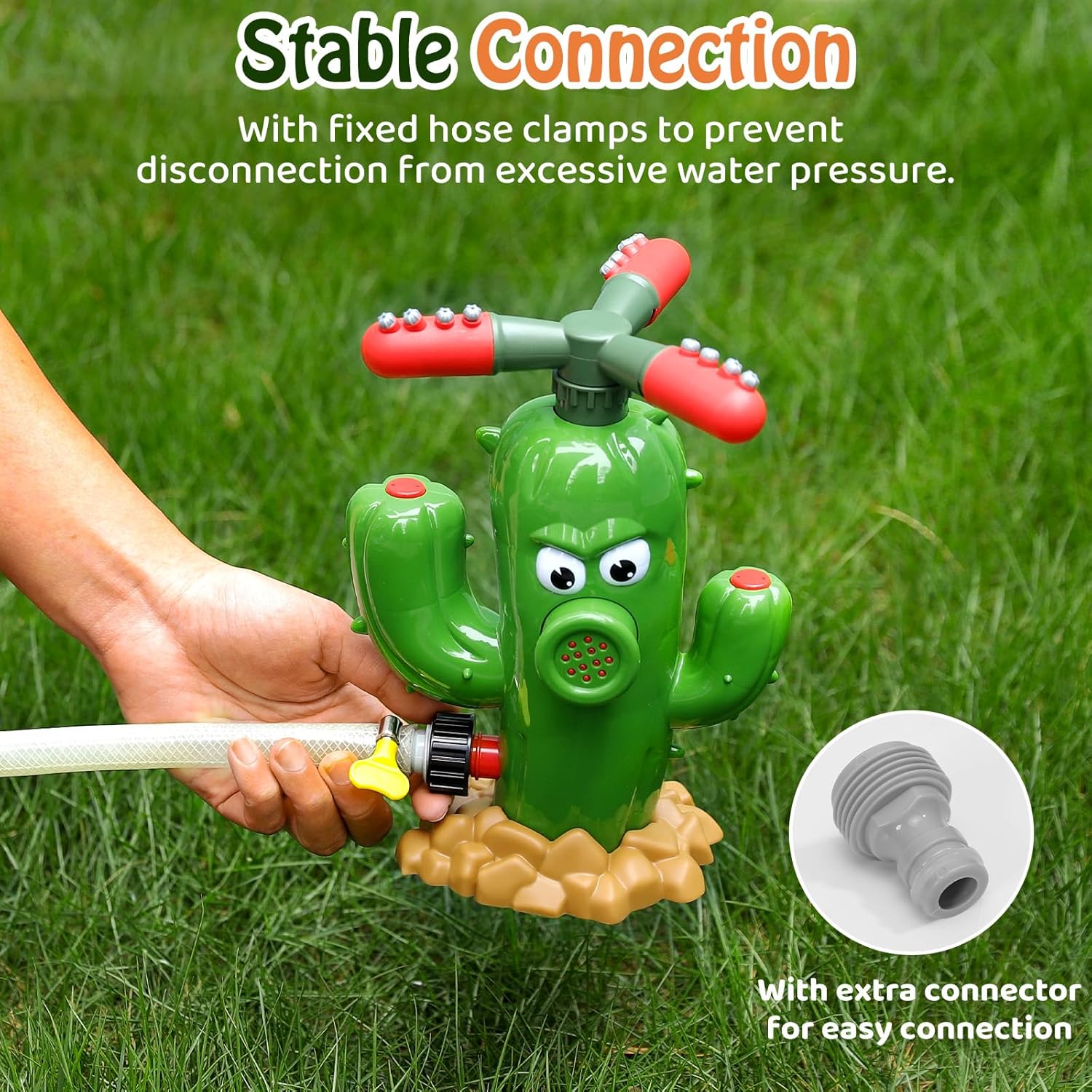 Water Spray Toy Cactus Sprinkl - Kids Outdoor Yard Toys 评论和价格
