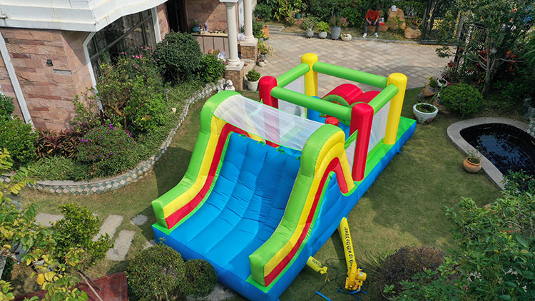 Colorful Inflatable Bounce Hou - Kids Outdoor Jumping Castle 评论和价格