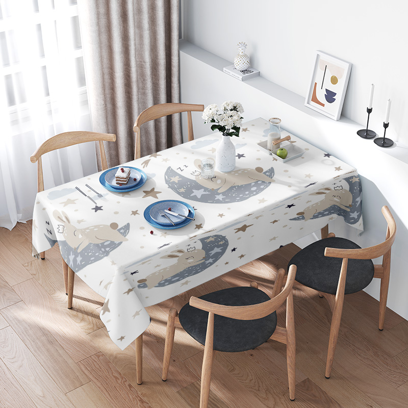 Space-themed tablecloth set wi - Kids Outdoor Dining Set 评论和价格