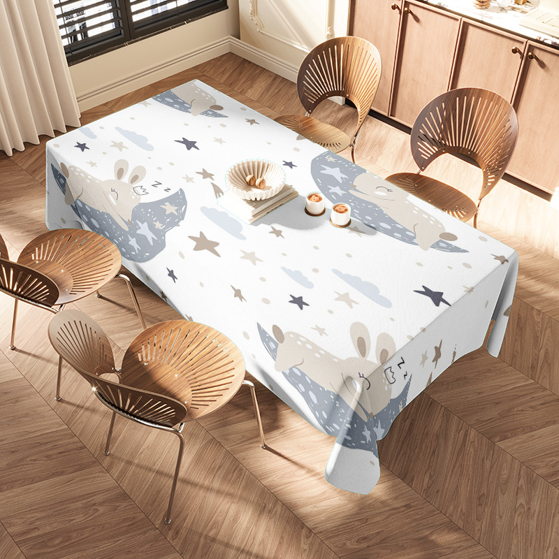 Space-themed tablecloth set wi - Kids Outdoor Dining Set 评论和价格