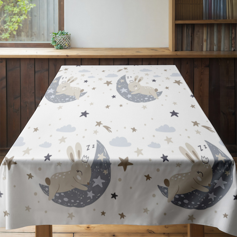 Space-themed tablecloth set wi - Kids Outdoor Dining Set 评论和价格