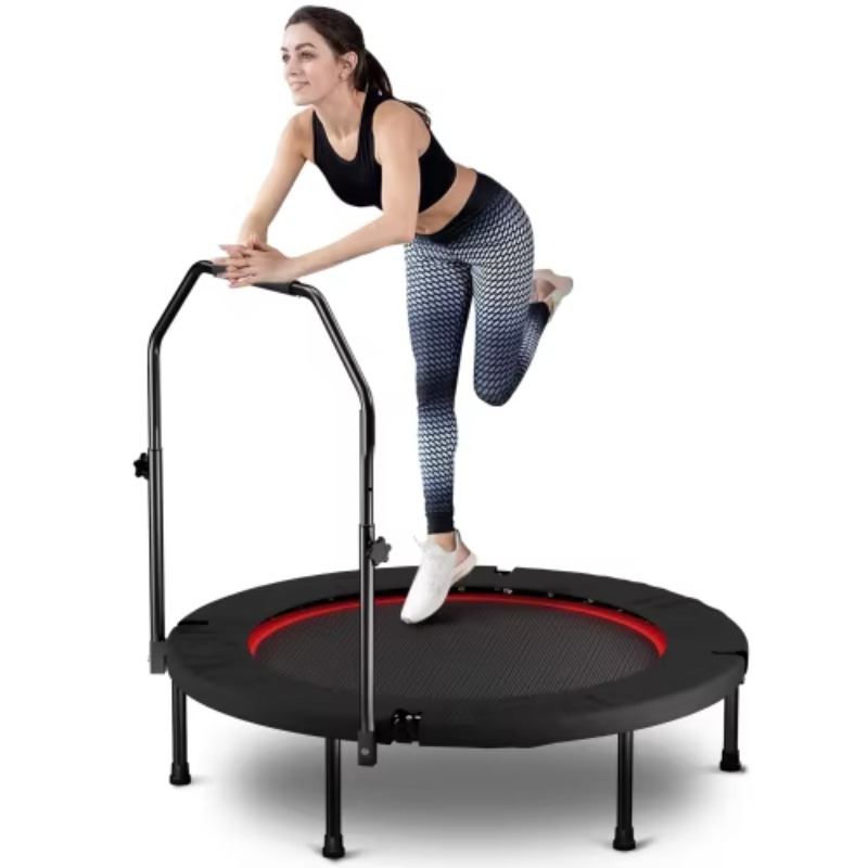 Foldable Trampoline With Handl - Mini Trampoline Spring 评论和价格