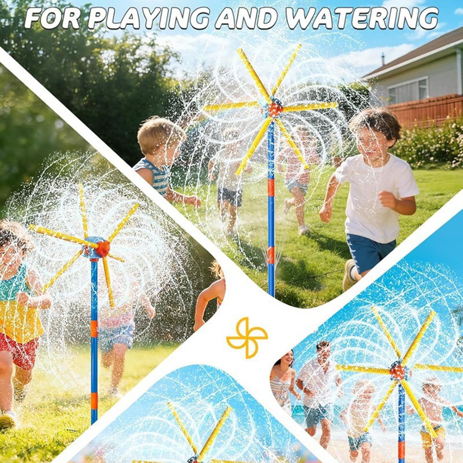 Kids Sprinkler Windmill Fun Sp - Kids Outdoor Yard Toys 评论和价格