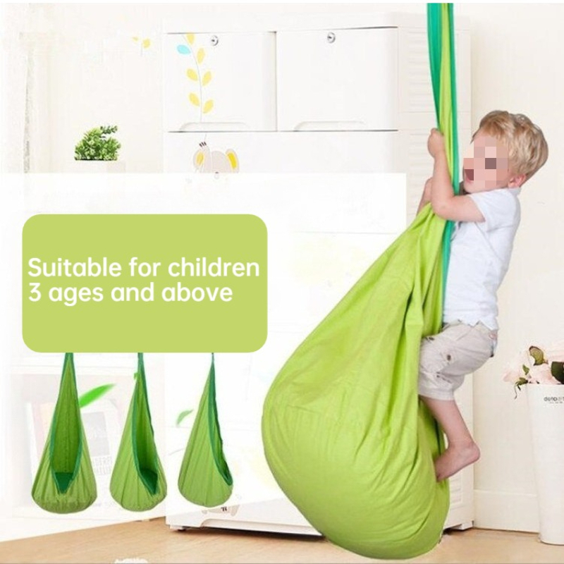 1Pc Kids Pod Swing Seat Cotton - Kids Yellow Outdoor Chair 评论和价格