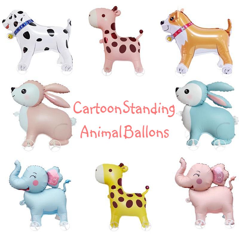 Cartoon Standing Animal Ballon - Kids Outdoor Yard Toys 评论和价格