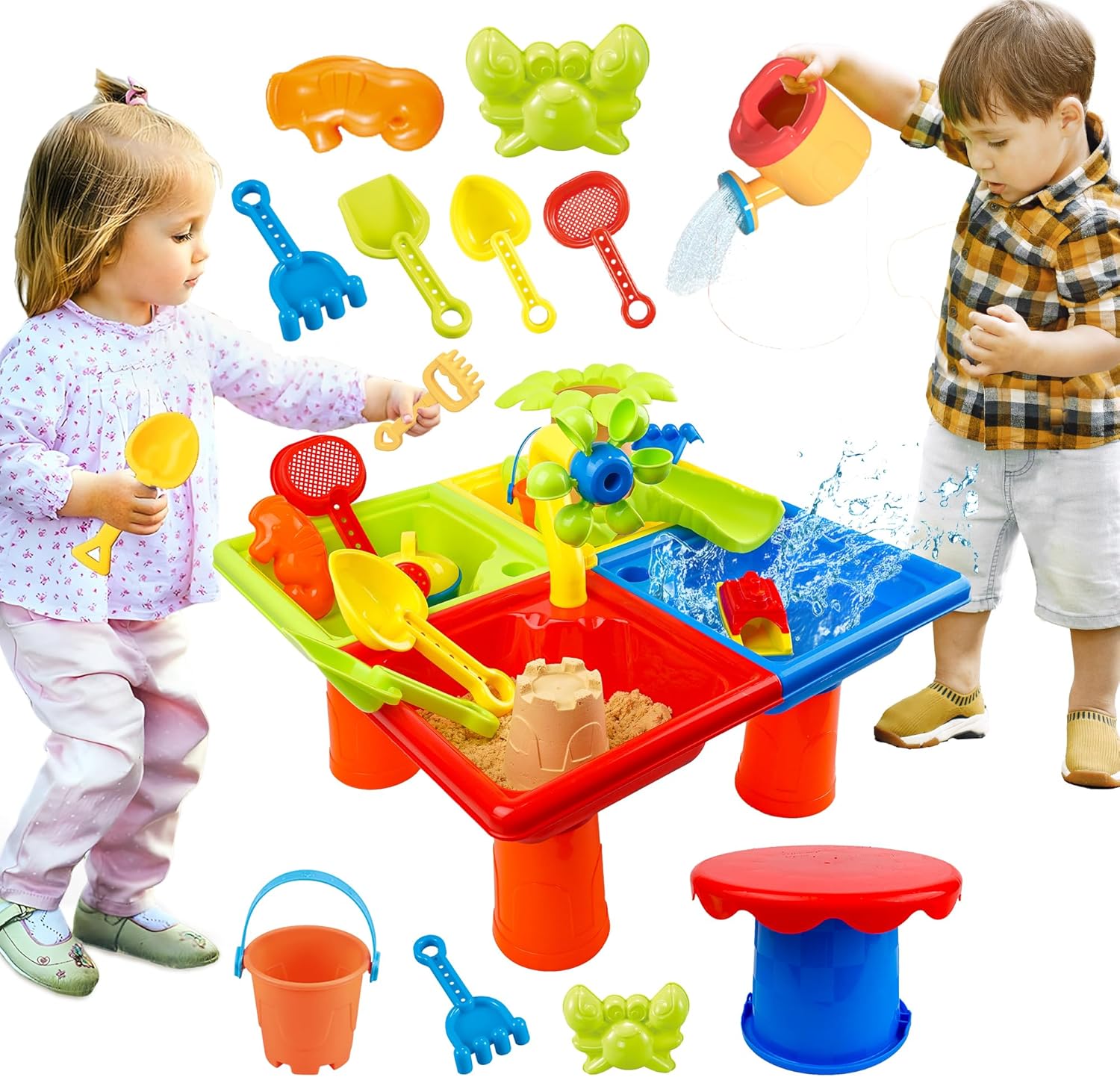 25 Pcs Summer Water Table for  - Kids Outdoor Pool 评论和价格