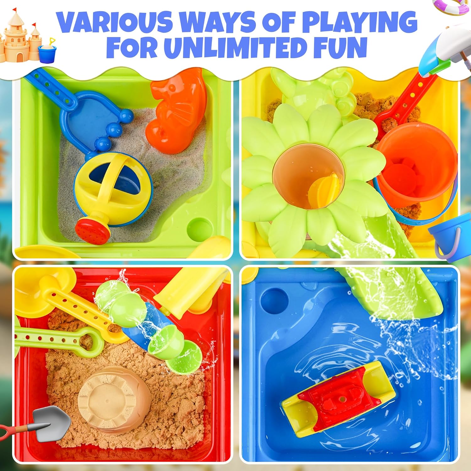 25 Pcs Summer Water Table for  - Kids Outdoor Pool 评论和价格