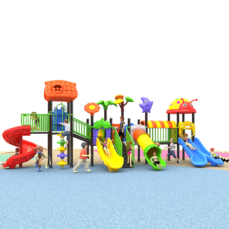 Outdoor Colorful Plastic Slide - Kids Outdoor Adventure Park 评论和价格