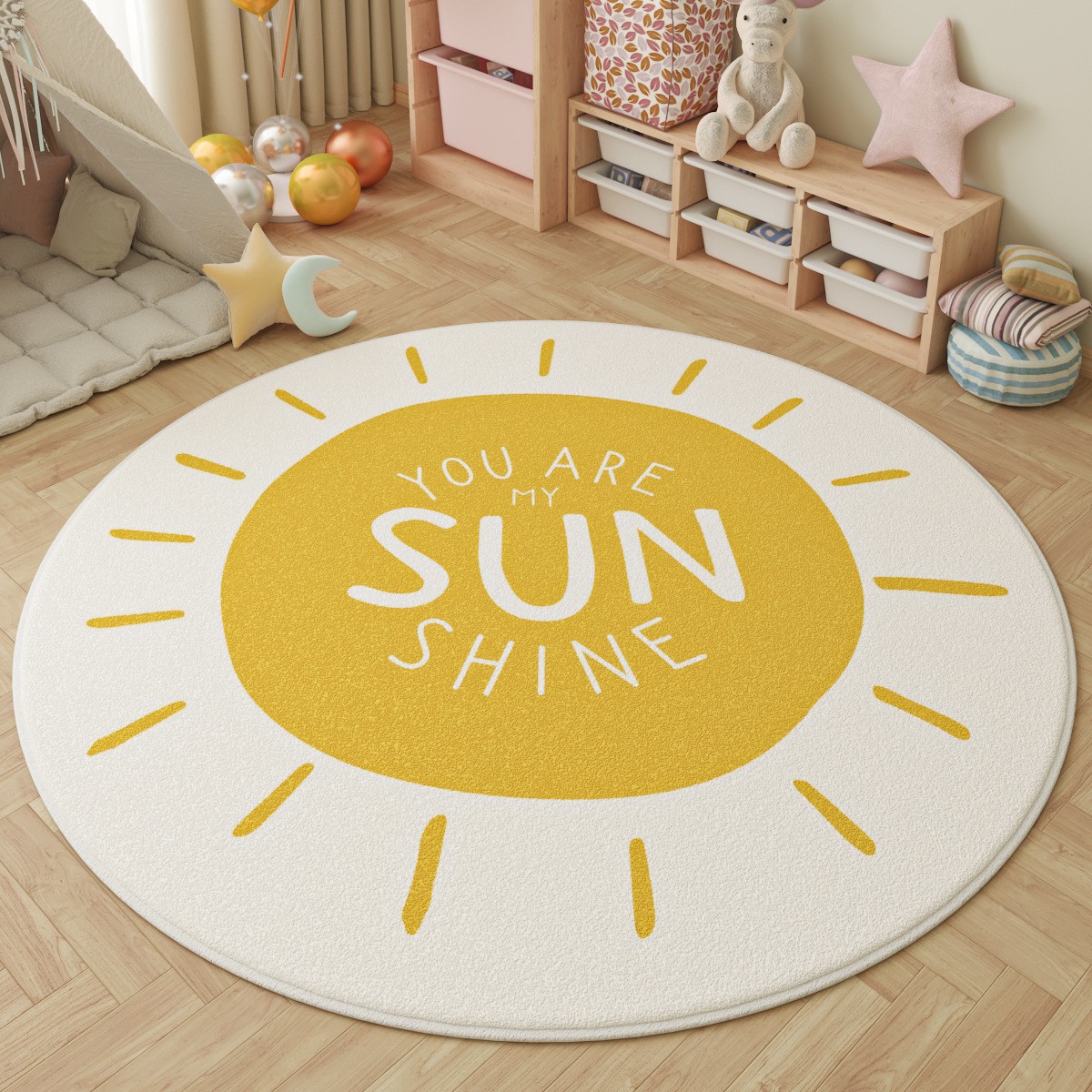 Fun in the Park Kids Round Rug - Kids Outdoor Adventure Park 评论和价格