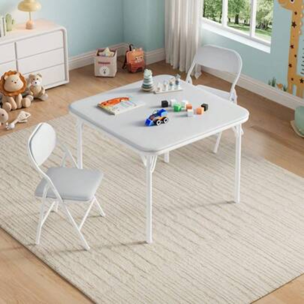 Kids Folding Table and Chairs  - Kids Outdoor Dining Set 评论和价格