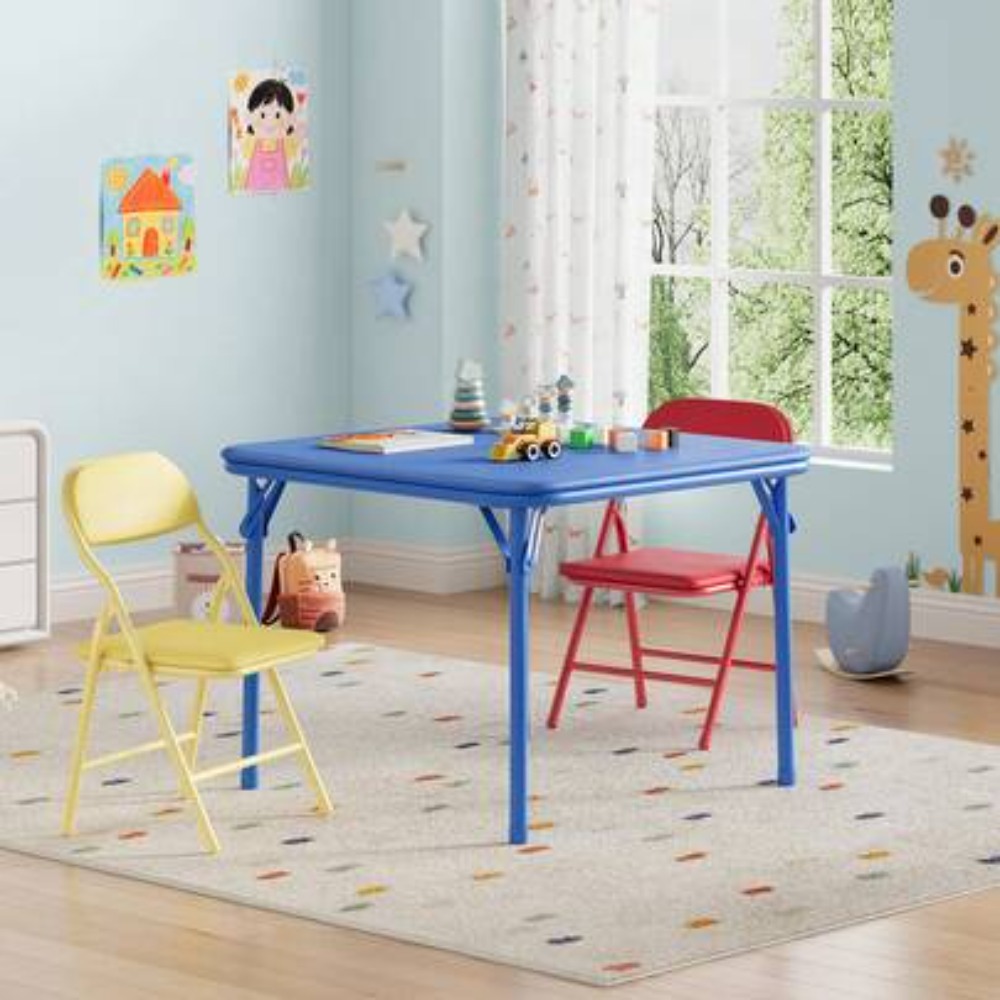 Kids Folding Table and Chairs  - Kids Outdoor Dining Set 评论和价格