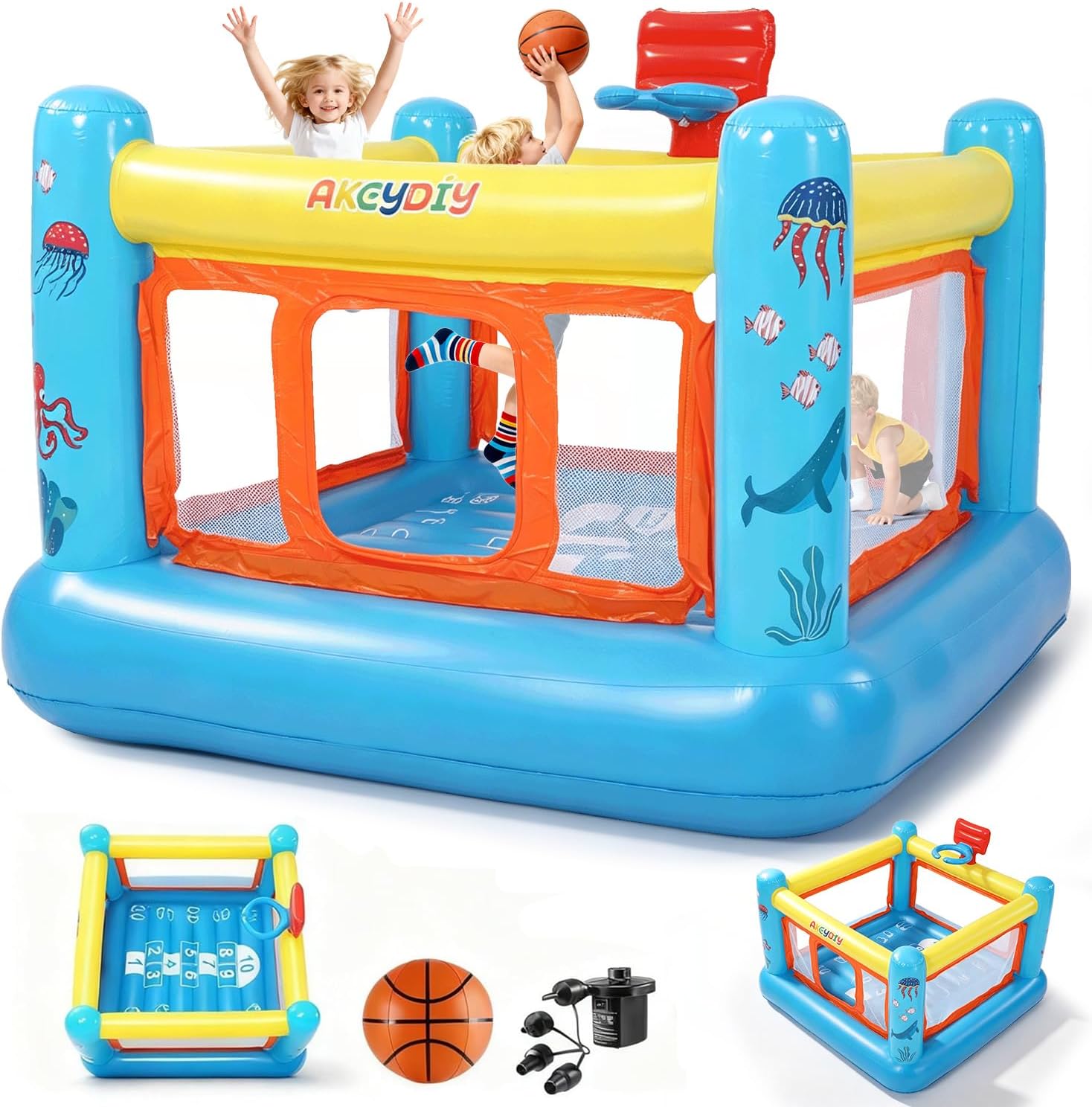 Bounce House, PVC Inflatable B - Kids Outdoor Jumping Castle 评论和价格