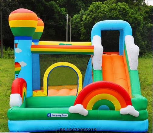 Kids Inflatable Castle with Sl - Kids Outdoor Jumping Castle 评论和价格