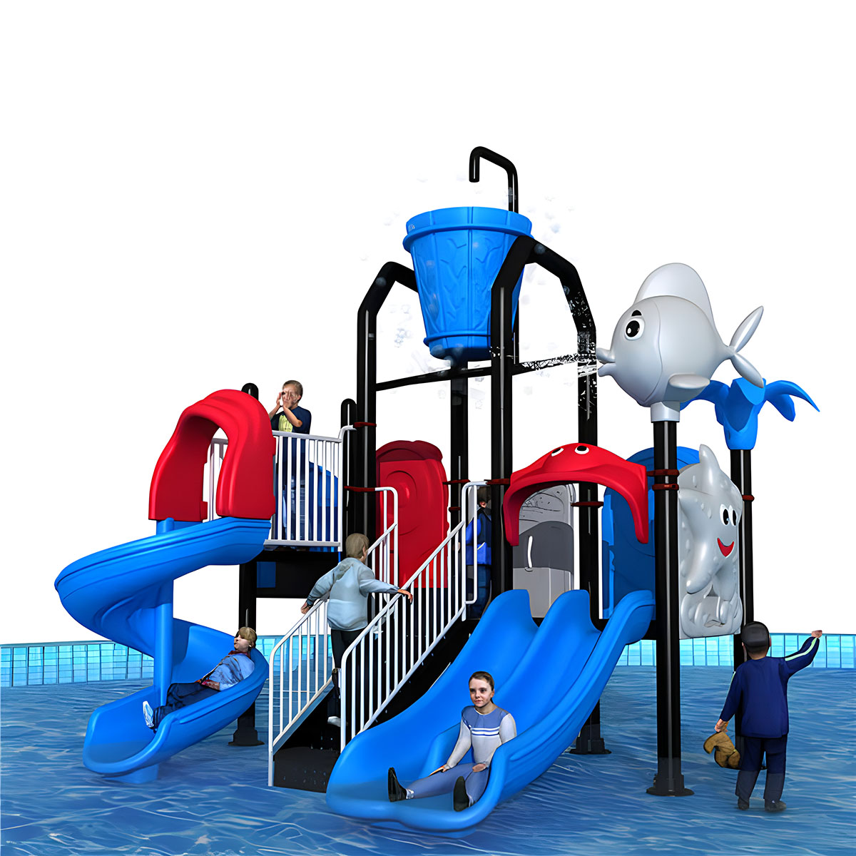 Commercial Aquatic Adventure K - Kids Outdoor Adventure Park 评论和价格
