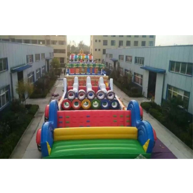 Inflatable obstacles Course fo - Kids Outdoor Adventure Park 评论和价格
