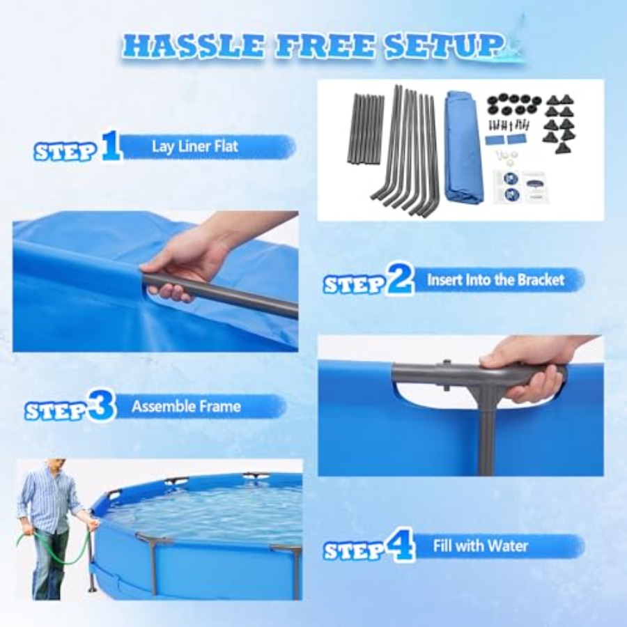 Backyard outdoor portable meta - Kids Outdoor Pool 评论和价格