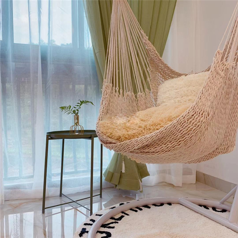 Nordic Style White Hammock Swi - Kids Outdoor Swing Set 评论和价格