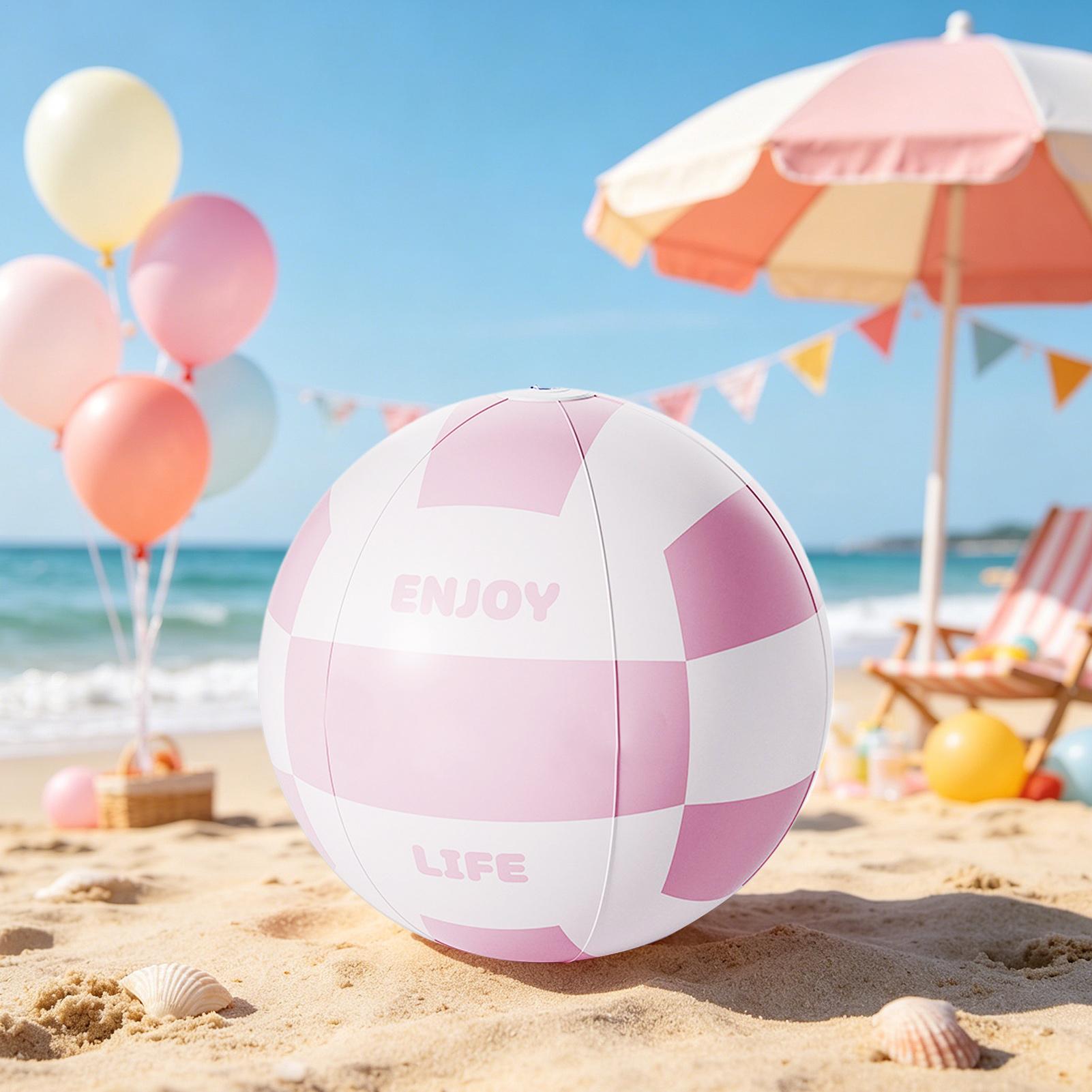 Large Beach Ball 23.62Inch Lea - Kids Outdoor Pool 评论和价格