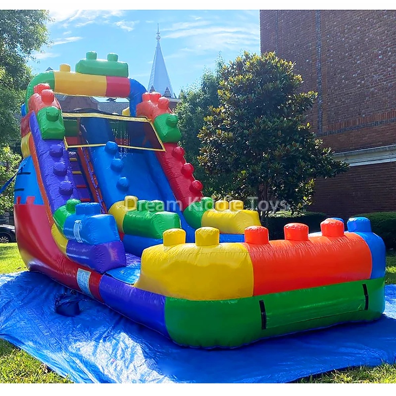 Building Block Commercial Infl - Kids Outdoor Jumping Castle 评论和价格