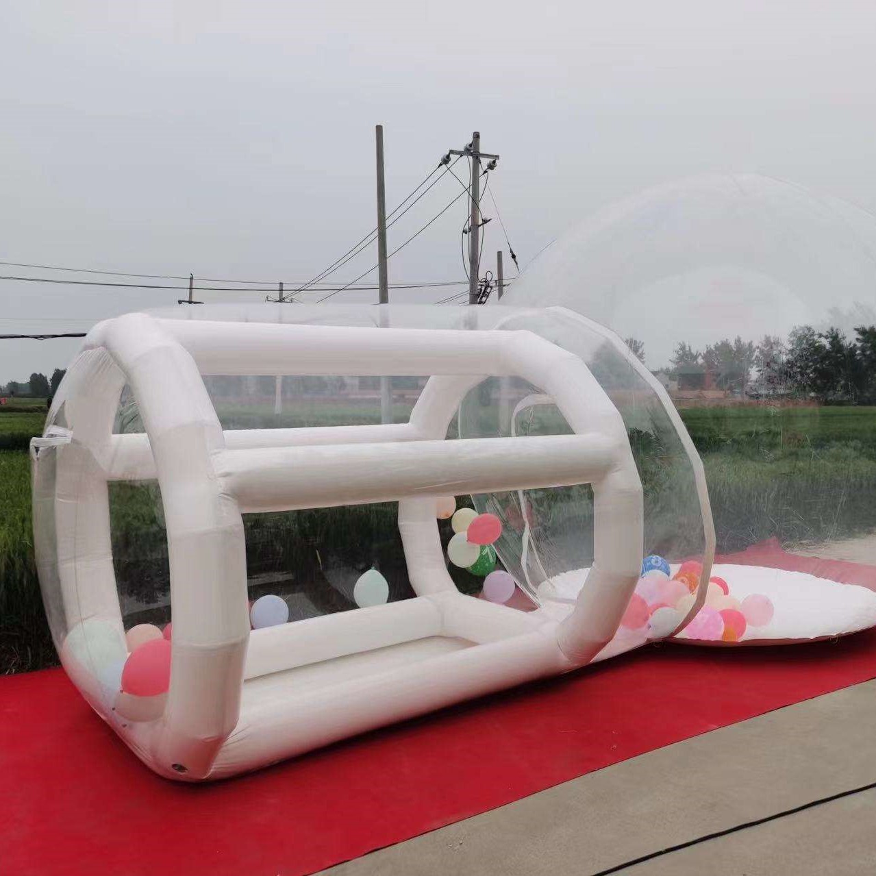 Outdoor  White PVC Inflatable  - Kids Outdoor Jumping Castle 评论和价格