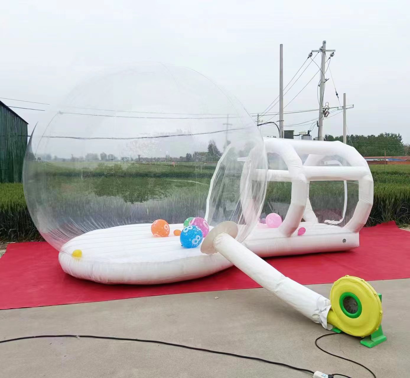 Outdoor  White PVC Inflatable  - Kids Outdoor Jumping Castle 评论和价格