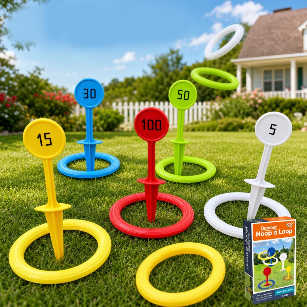 Kids Plastic Game Set Outdoor  - Kids Outdoor Yard Toys 评论和价格
