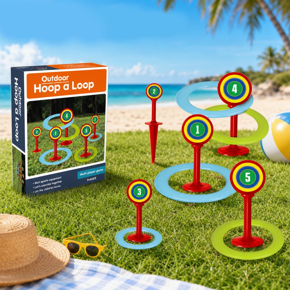 Kids Plastic Game Set Outdoor  - Kids Outdoor Yard Toys 评论和价格