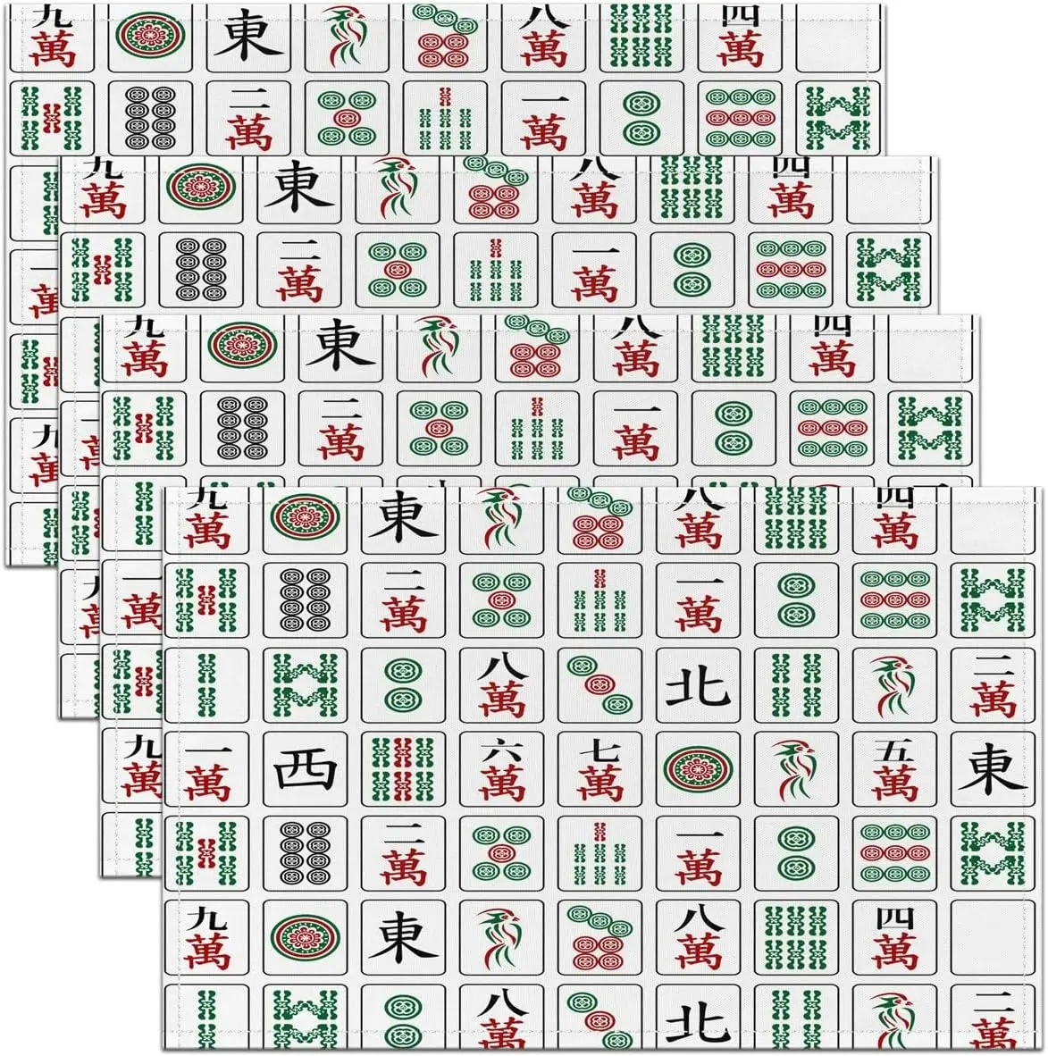 Chinese Game Placemats Set of  - Kids Outdoor Dining Set 评论和价格