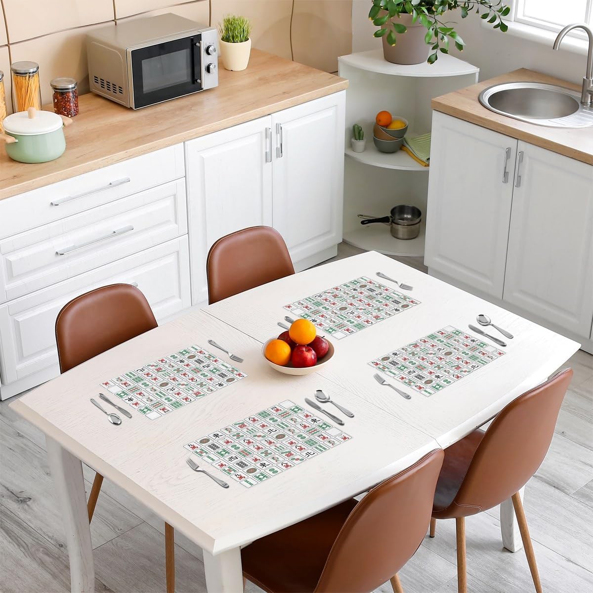 Chinese Game Placemats Set of  - Kids Outdoor Dining Set 评论和价格