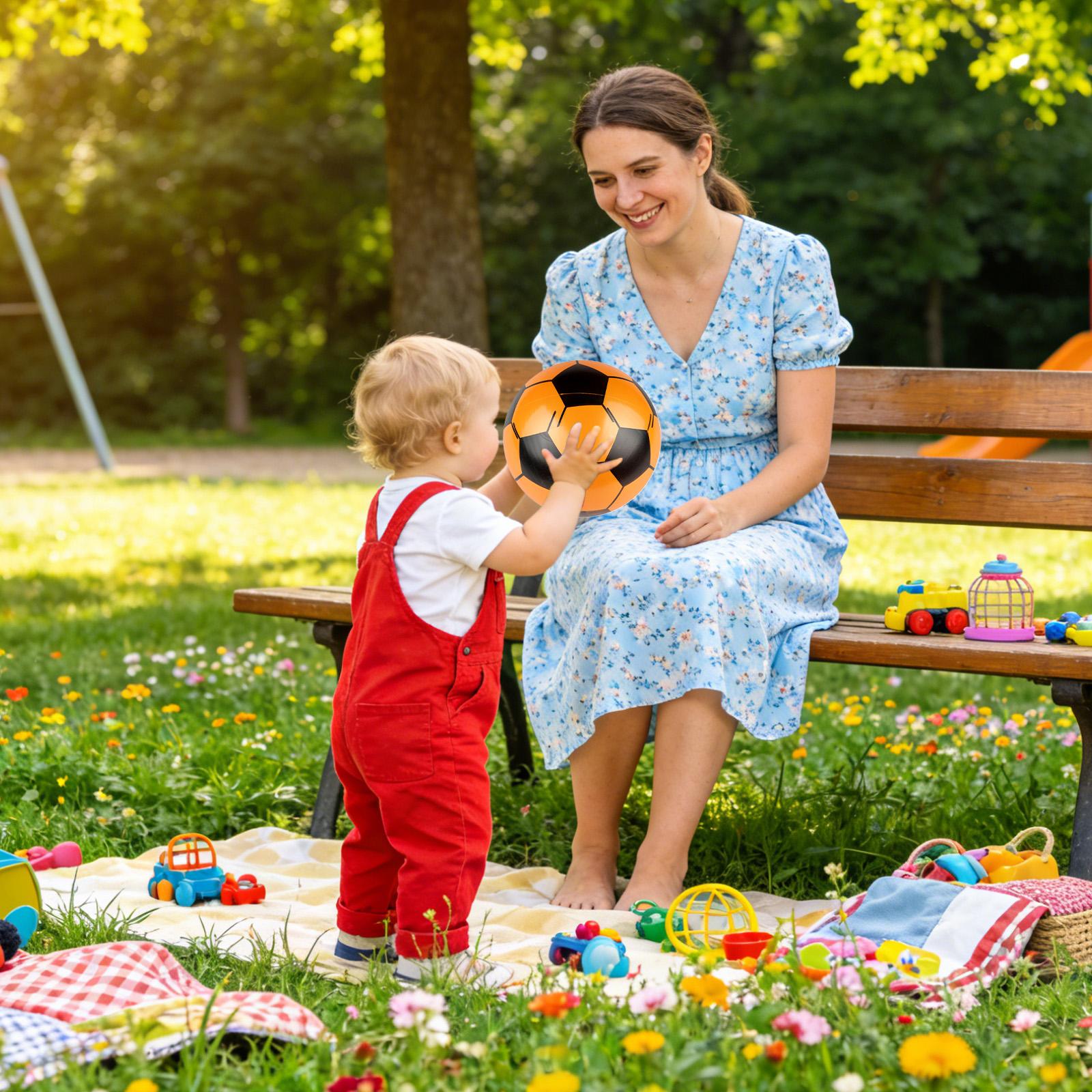 Soccer Ball Inflatable 6 Piece - Kids Outdoor Yard Toys 评论和价格