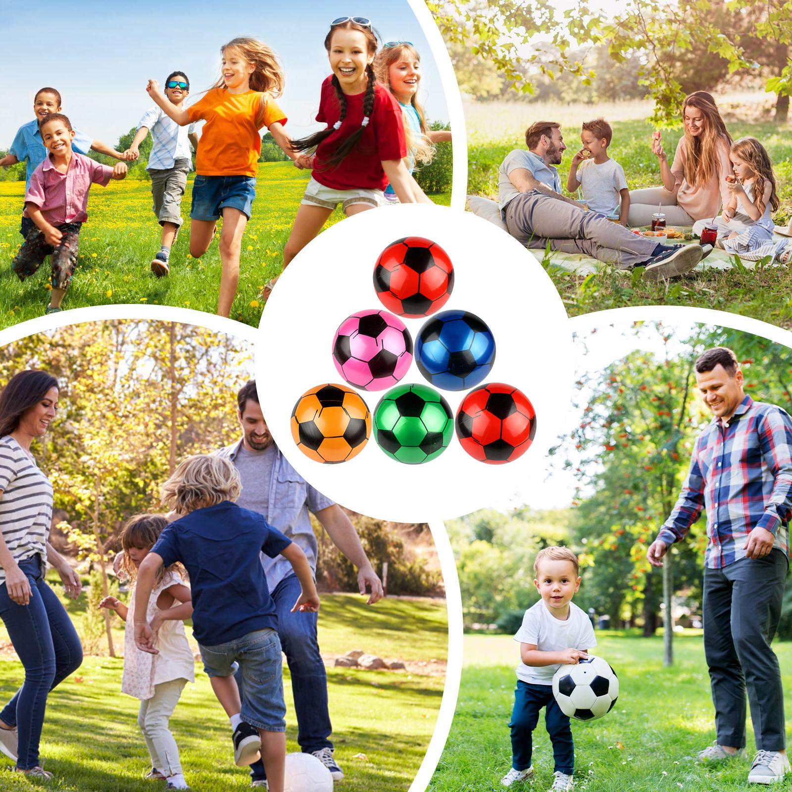 Soccer Ball Inflatable 6 Piece - Kids Outdoor Yard Toys 评论和价格