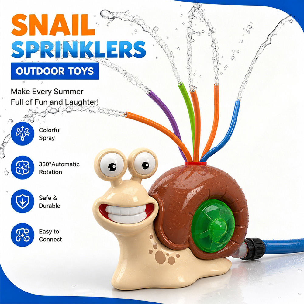 Water Spray Outdoor Toy Snail  - Kids Outdoor Yard Toys 评论和价格