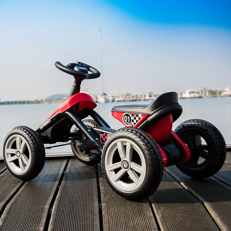 Kids Pedal Go Kart, Double Han - Kids Outdoor Ride On 评论和价格
