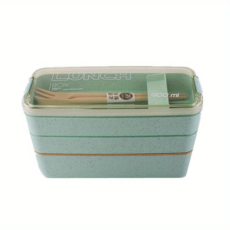 Portable Bento Box, 3-layers L - Kids Outdoor Dining Set 评论和价格
