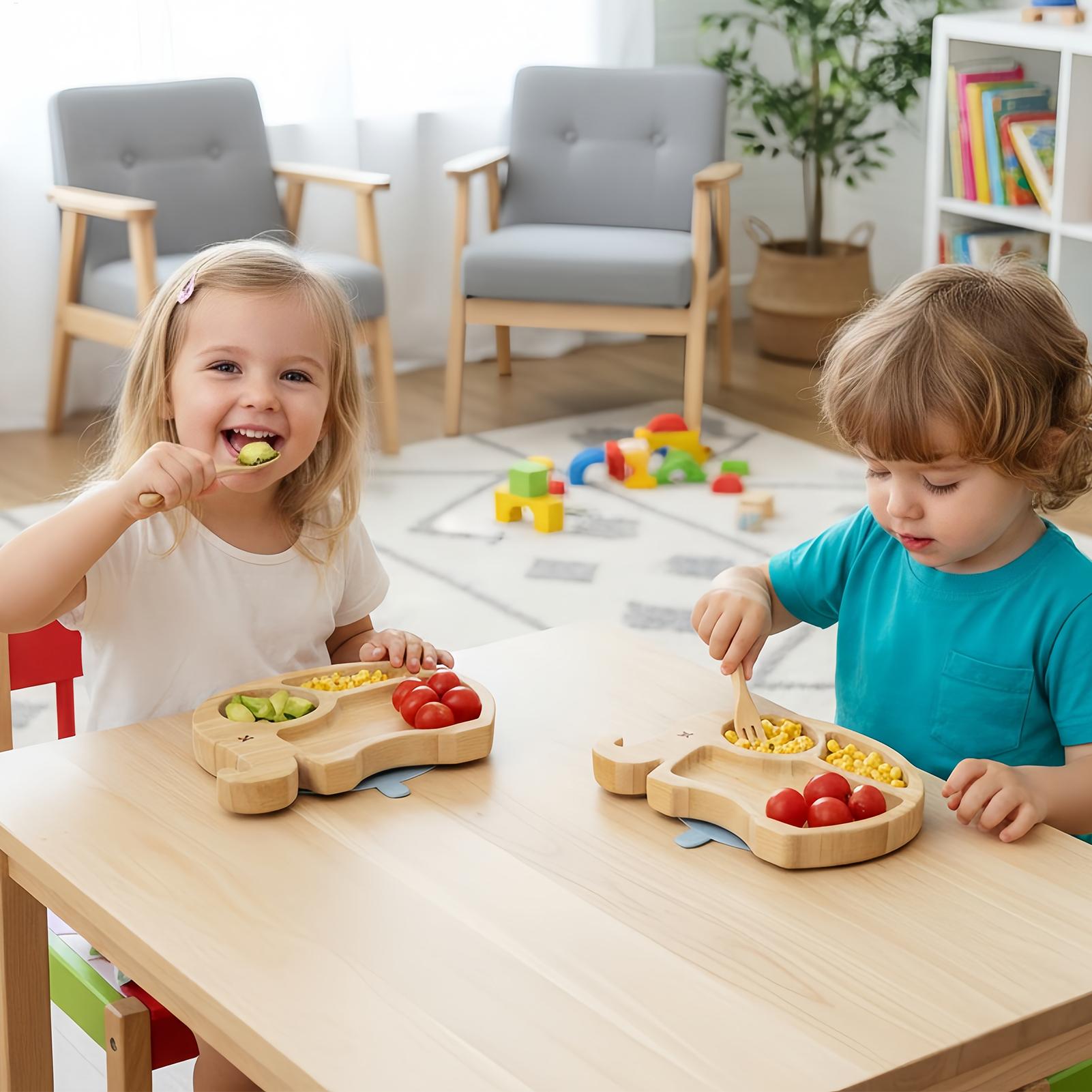 Kids Dinner Set Cartoon Dinner - Kids Outdoor Dining Set 评论和价格